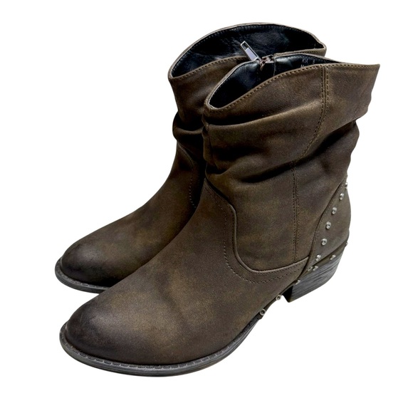 Boutique by Corky’s Kia Side zip Brown Boots‎ Women’s size 8 - Picture 1 of 11